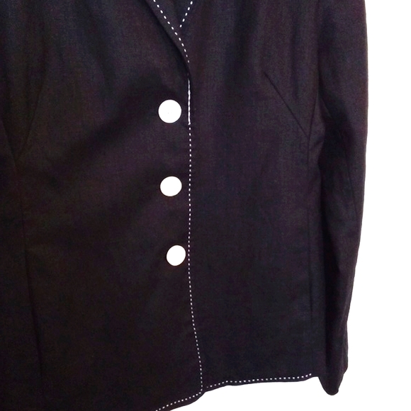 Tribeca Linen Three Button Jacket - Picture 6 of 11